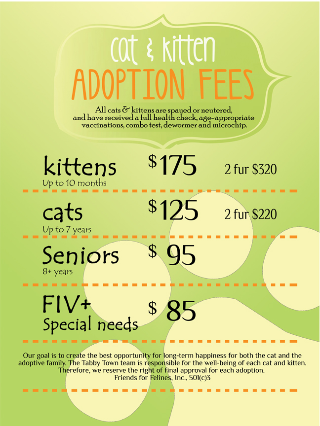 adoptions fees